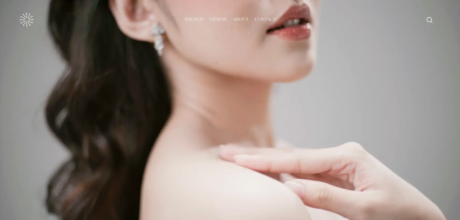 Tampilan website Kyara Moment — portfolio fotografer Kediri